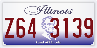 IL license plate Z643139