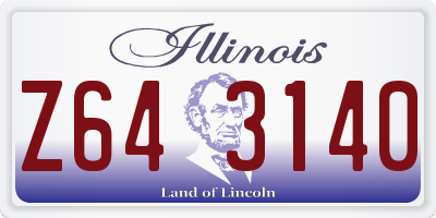 IL license plate Z643140