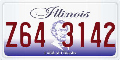 IL license plate Z643142