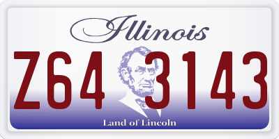 IL license plate Z643143