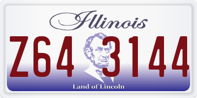 IL license plate Z643144