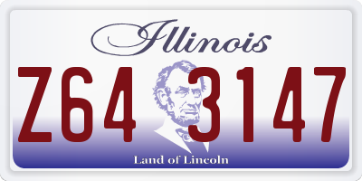 IL license plate Z643147