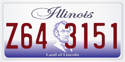 IL license plate Z643151