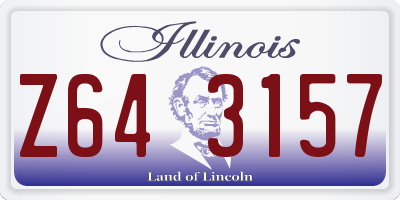 IL license plate Z643157
