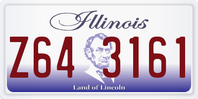 IL license plate Z643161