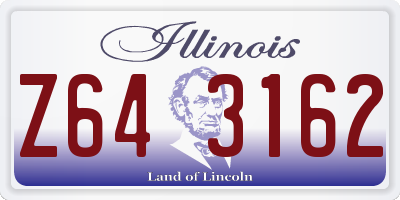 IL license plate Z643162