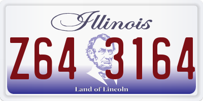 IL license plate Z643164