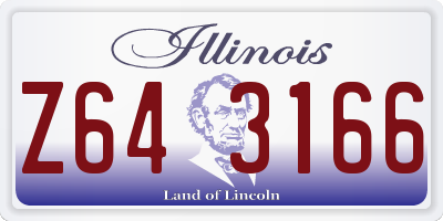 IL license plate Z643166