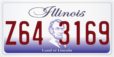IL license plate Z643169