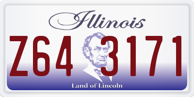 IL license plate Z643171