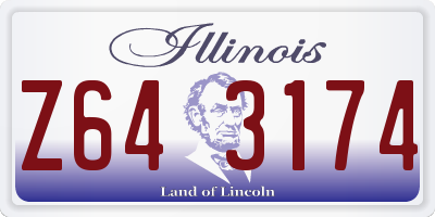 IL license plate Z643174