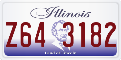 IL license plate Z643182