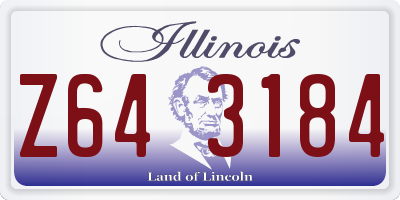 IL license plate Z643184