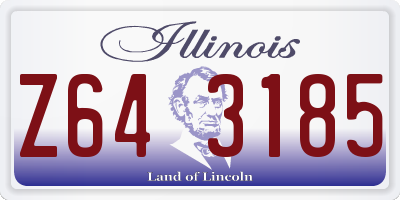 IL license plate Z643185