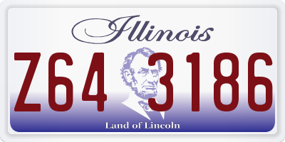 IL license plate Z643186