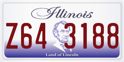 IL license plate Z643188