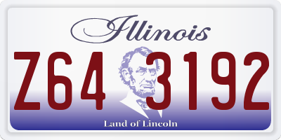 IL license plate Z643192