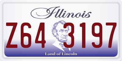 IL license plate Z643197
