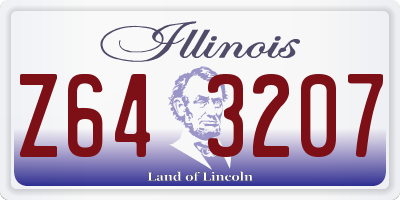 IL license plate Z643207