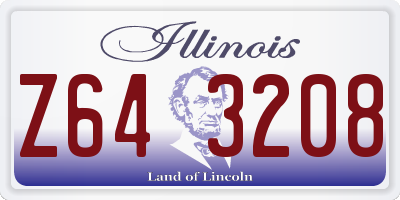 IL license plate Z643208