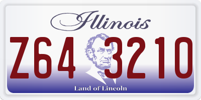 IL license plate Z643210