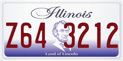 IL license plate Z643212
