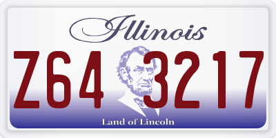 IL license plate Z643217