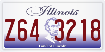 IL license plate Z643218