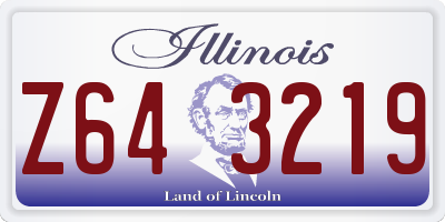 IL license plate Z643219