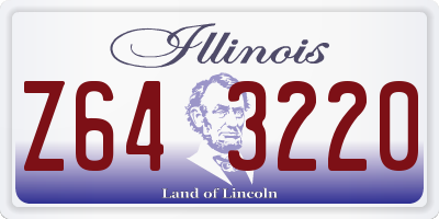 IL license plate Z643220