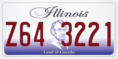 IL license plate Z643221