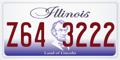 IL license plate Z643222