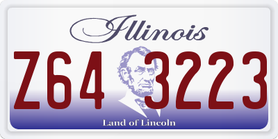 IL license plate Z643223