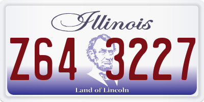 IL license plate Z643227