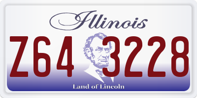 IL license plate Z643228