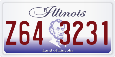 IL license plate Z643231
