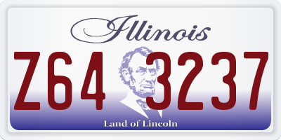 IL license plate Z643237