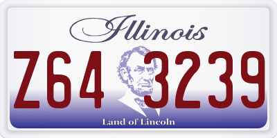IL license plate Z643239