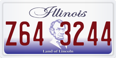 IL license plate Z643244