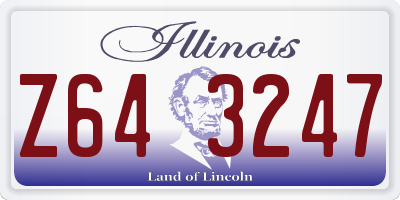 IL license plate Z643247