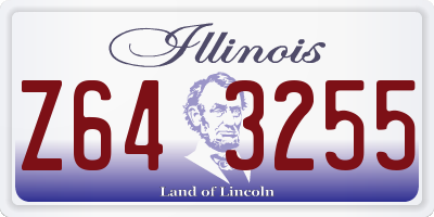 IL license plate Z643255