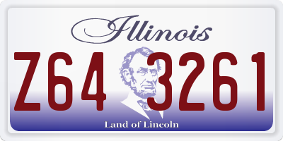 IL license plate Z643261