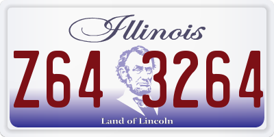 IL license plate Z643264
