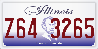 IL license plate Z643265