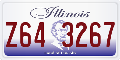 IL license plate Z643267