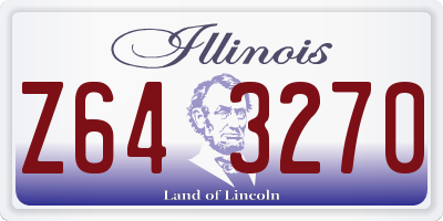IL license plate Z643270
