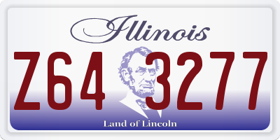 IL license plate Z643277
