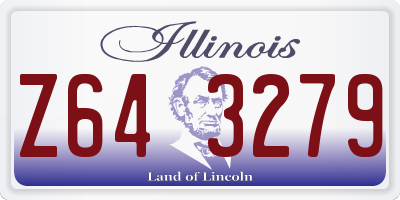 IL license plate Z643279