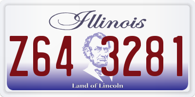 IL license plate Z643281