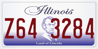 IL license plate Z643284